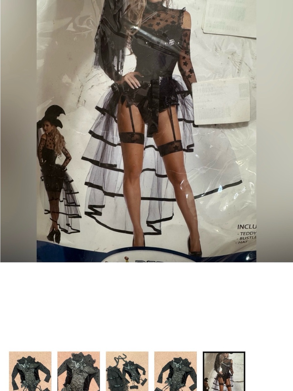 New S black witch dolls kill costume skirt bodysuit goth gothic Lolita outfit